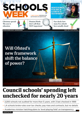 Council Schools' Spending Left Unchecked for Nearly 20 Years