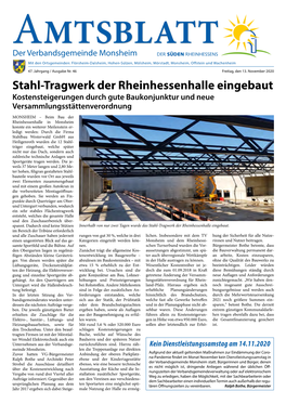 Amtsblatt 46 Vom 13.11.2020.Pdf