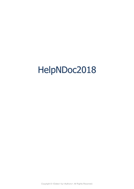 Helpndoc2018