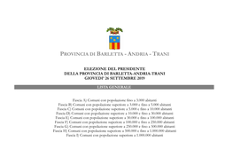 Provincia Di Barletta - Andria - Trani
