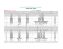 Karnataka State Road Transport Corporation Tumakuru Division, Tumakuru