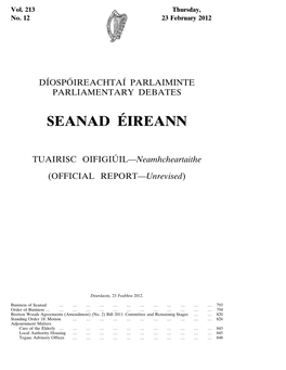 Seanad Éireann