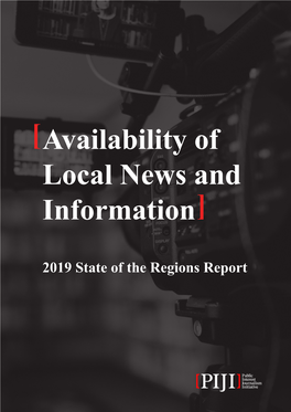 Availability of Local News and Information]