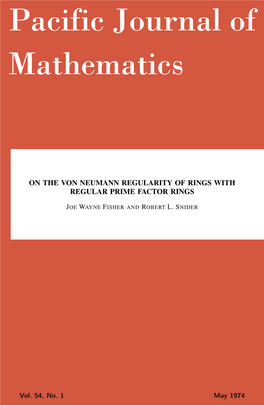 On the Von Neumann Regularity of Rings with Regular Prime Factor Rings