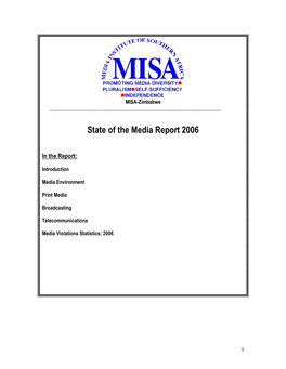 State of the Media Report 2006