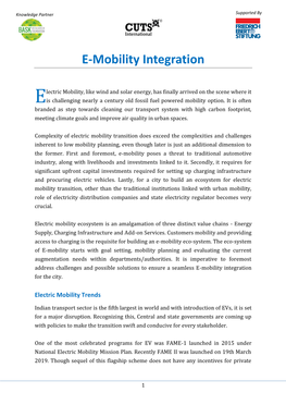 E-Mobility Integration