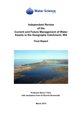 Review Into the Management of Geographe Waterways