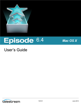 Episode 6.4 User's Guide