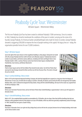 Peabody Cycle Tour Directions DRAFT 3.Indd