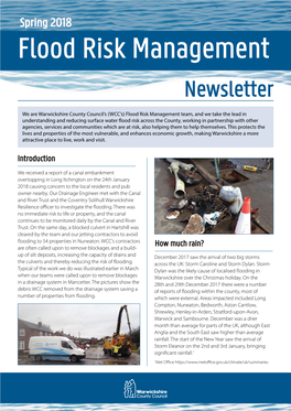 Flood Risk Management Newsletter