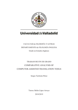 Comparative Analysis of Computer-Assisted Translation Tools