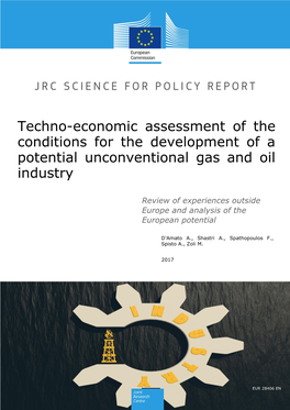 Techno-Economic Assessment of the Conditions for the Development of a Potential Unconventional Gas and Oil Industry