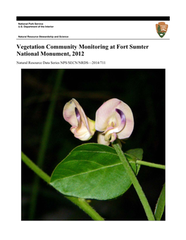 Vegetation Community Monitoring at Fort Sumter National Monument, 2012