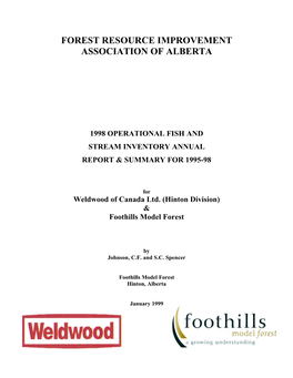 Forest Resource Improvement Association of Alberta