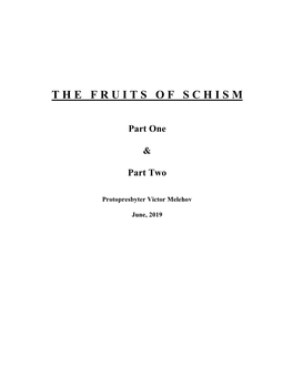 Fruits of Schism I & 2, Final Version 4