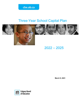 Three-Year School Capital Plan 2022 – 2025