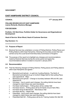 Polling Review 2018 of East Hampshire PDF 2 MB