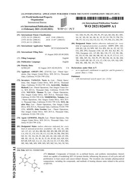 WO 2021/026099 A1 11 February 2021 (11.02.2021) W P O PCT