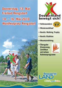 16. Mai 2010 Waldfestplatz Rengsdorf • Volkswandern