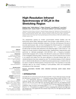 High-Resolution Infrared Spectroscopy of DC3N in the Stretching Region