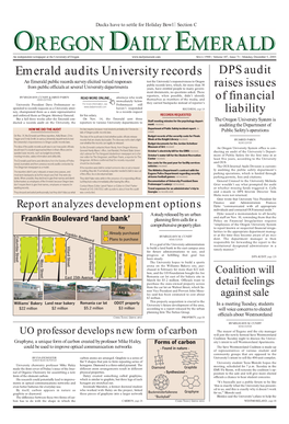 Emerald Audits University Records DPS Audit