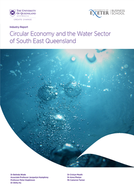 Circular Economy and the Water Sector of South East Queensland