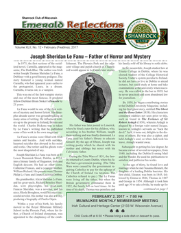 Joseph Sheridan Le Fanu – Father of Horror and Mystery