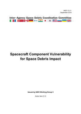 Spacecraft Component Vulnerability for Space Debris Impact