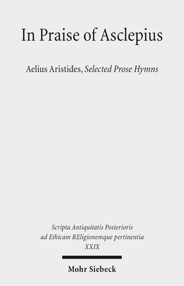 In Praise of Asclepius