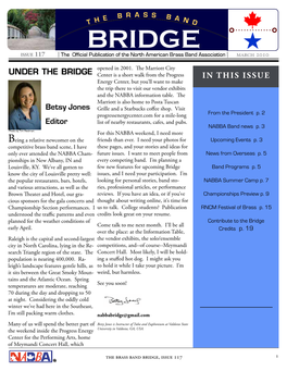 Issue 117 the Official Publication of the North American Brass Band Association March 2010