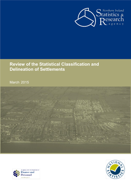 Review of the Statistical Classification and Delineation of Settlements