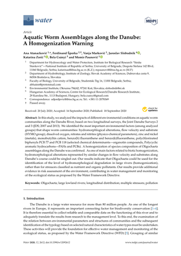 Aquatic Worm Assemblages Along the Danube: a Homogenization Warning