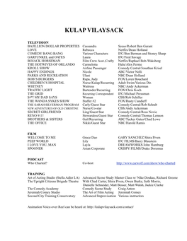 KULAP VILAYSACK Resume .Pages