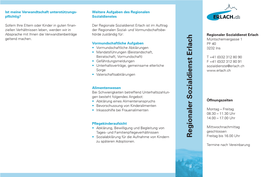 Regionaler Sozialdienst Erlach Geltend Machen