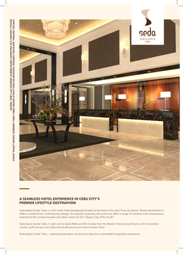 A Seamless Hotel Experience in Cebu City’S Premier Lifestyle Destination