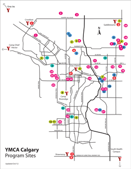 YMCA Calgary Program Sites