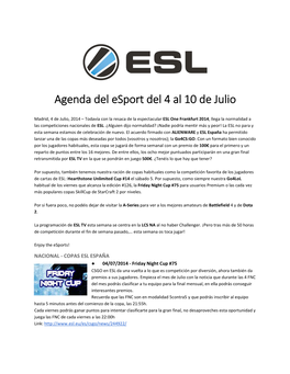 Agenda Esport 4-10 De Julio.Docx