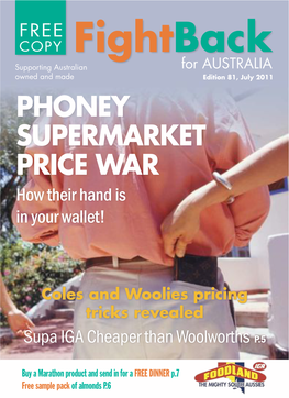 PHONEY SUPERMARKET PRICE WAR How Their Hand Is in Your Wallet!