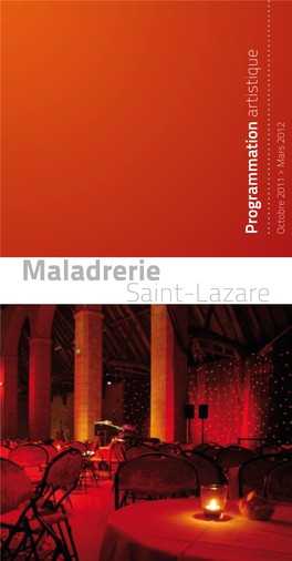 Programmation Artistique Octobre 2011 > Mars 2012