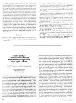 A Case Study of Katabatic Wind-Forced Mesoscale Cyclogenesis Near Byrd Glacier