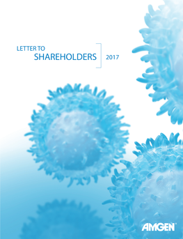 Shareholders 2017 Letter to Shareholders