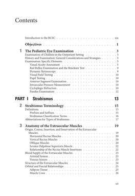 14 Surgery of the Extraocular Muscles 159 Evaluation 159 Indications for Surgery