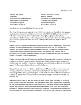 Jan. 2018 Open Letter to US Senate.Pdf