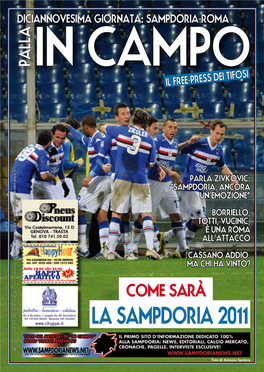 La Sampdoria 2011 Stampa: Gioielli Di Carta