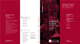 Orquesta Estable