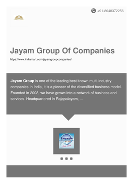 Jayam Group of Companies