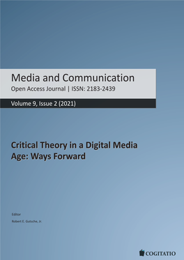 Media and Communication Open Access Journal | ISSN: 2183-2439