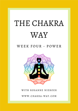 The Chakra Way