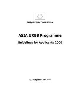 ASIA UR%S Programme