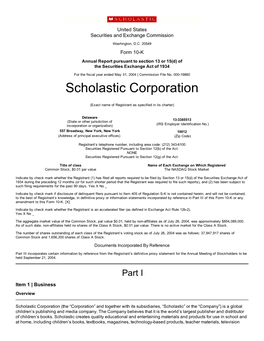 Scholastic Corporation